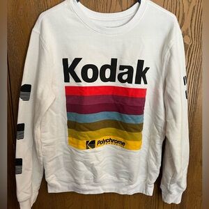 Kodak graphic print crewneck sweatshirt size Large